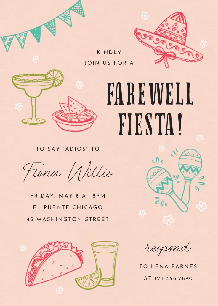 Spicy style - emeklilik &amp; veda partisi davetiyesi